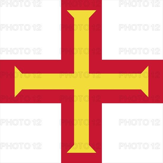 Official national flag of Guernsey