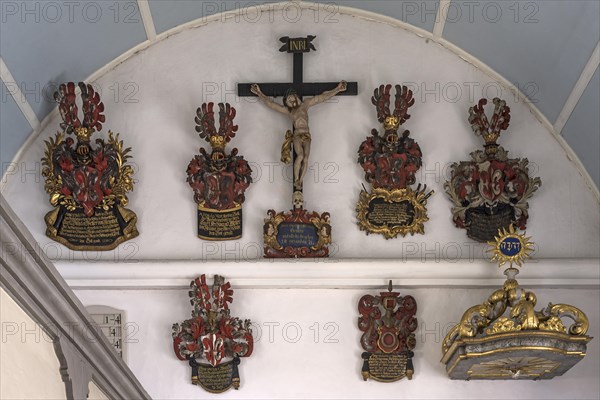 Shields of aristocratic families from the 17th and 18th century