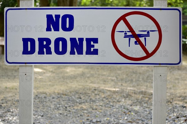 Prohibition sign No Drone