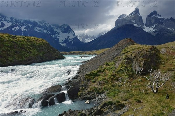 At the Salto Grande del Rio Paine