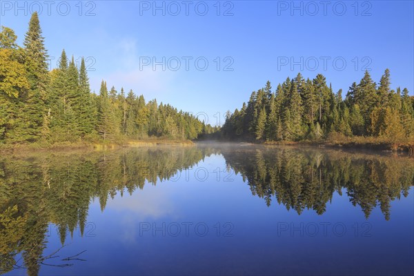Water reflection in the lake