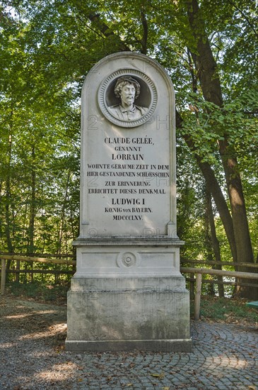 Memorial stone for Claude Gelee