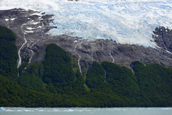 Melting arm of the Spegazzini Glacier on Lake Argentino
