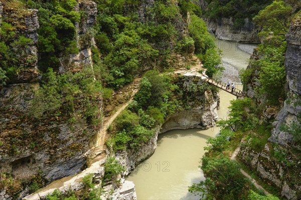 Footbridge over Osum River