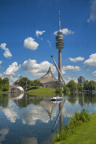 Olympic park with Olympic tower