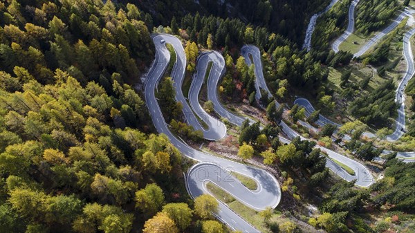 Serpentines at the Maloja Pass