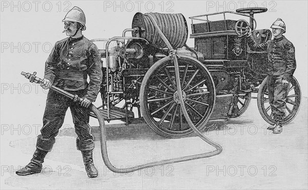 Electric material of the Paris Firemen