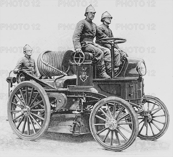 Electric material of the Paris Firemen