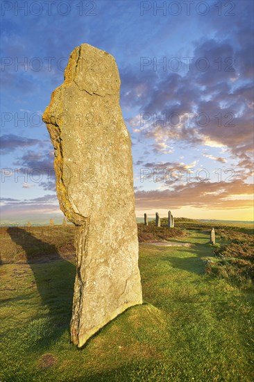 The standing stones of the Ring of Brodgar