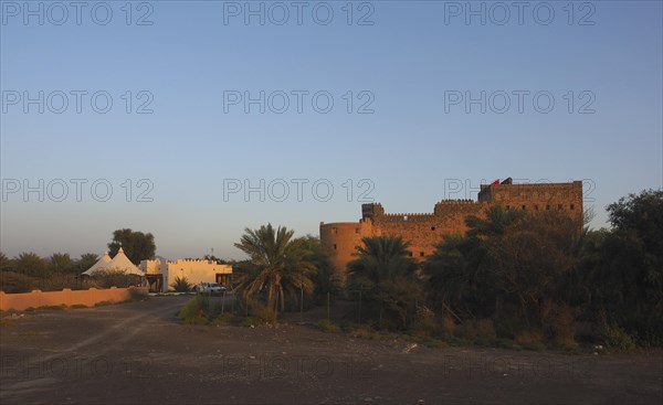 Jabrin Castle in the Evening Light