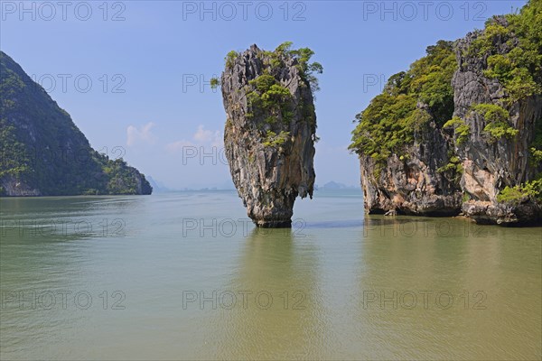 Striking rock formation on Khao Phing Kan Island