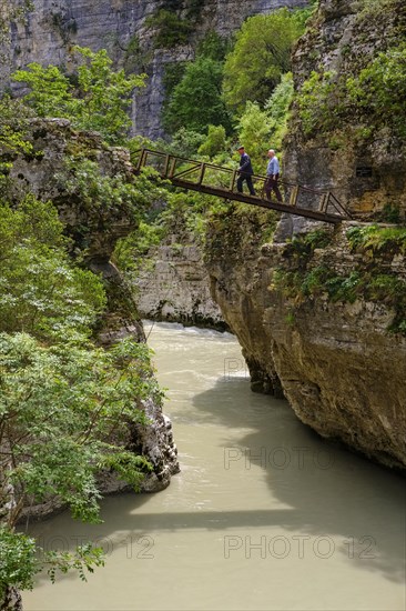 Footbridge over Osum River