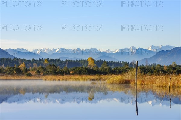 Autumn morning at the Kirchsee