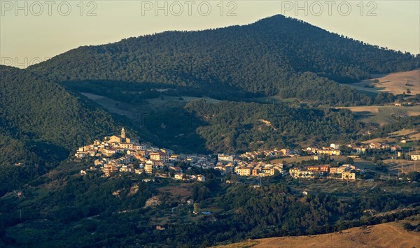 View of mountain town Salcito