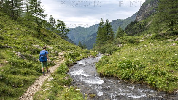 Hiker am Steinriesenbach