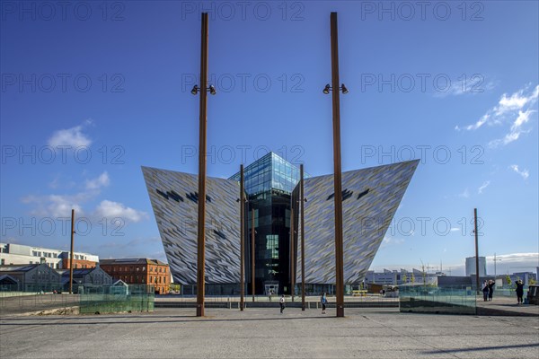 The Titanic Museum on the site of the former Harland & Wolff shipyard in the Titanic Quarter