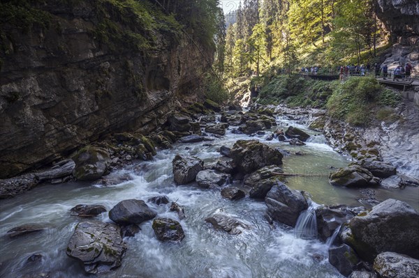 River Breitach and Breitachklamm near Oberstdorf