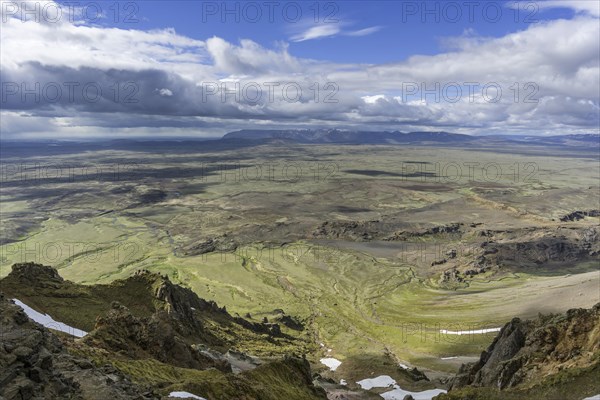 View over the Mosfellsheioi