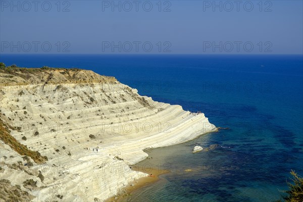 Rocky coast of Scala dei Turchi