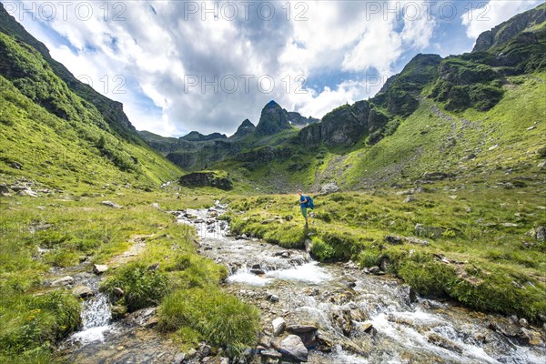 Hiker am Riesachbach