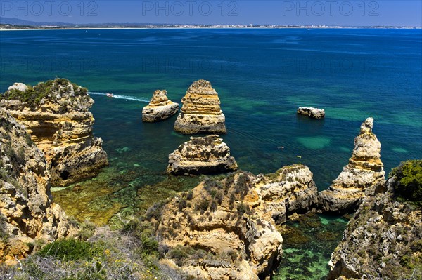 Rock formations at Camilo beach