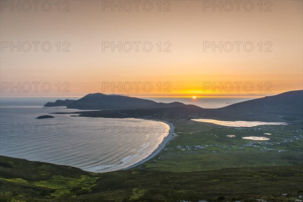 View of the Bay of Keel at sunset