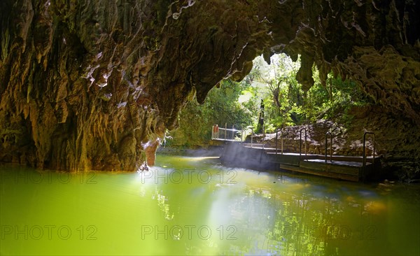 Cave exit from Waitomo Glowworm Caves