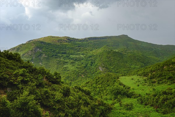 Mountain with the ancient city Amantia