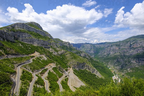 Serpentines of a mountain road