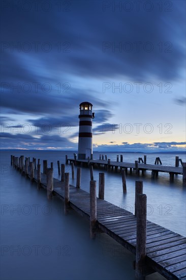 Lighthouse at dusk