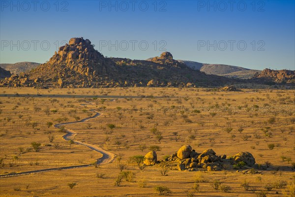 Mountainous landscape near Twyfelfontein