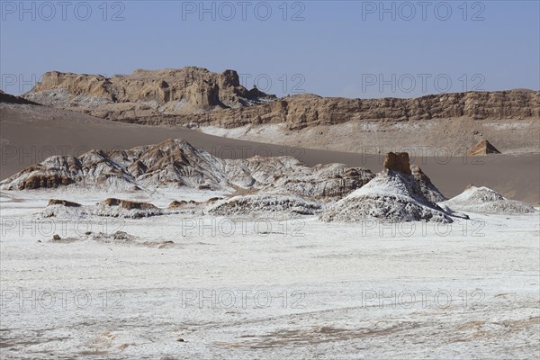 Salt surface in the Valley of the Moon