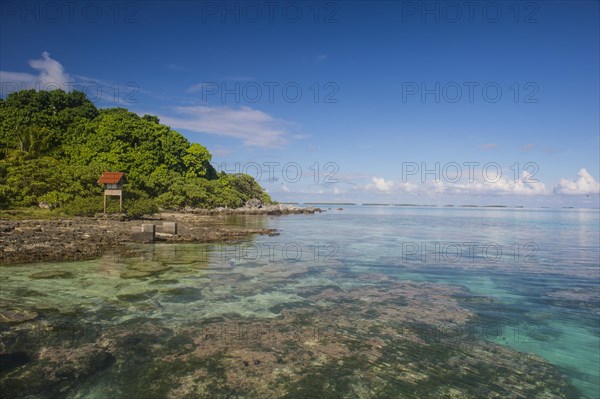 Clear waters on bird island