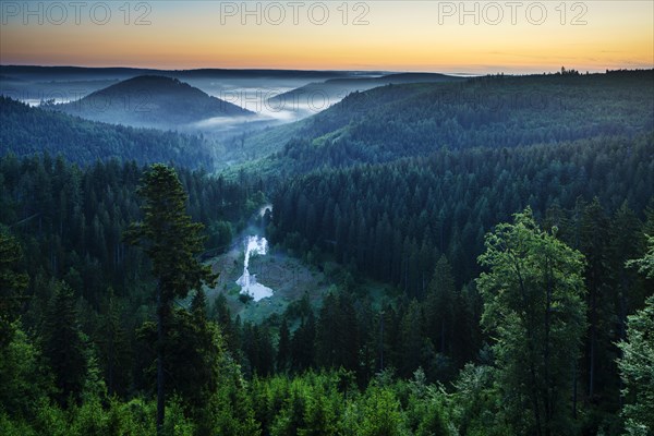 View from the viewing platform Ellbachseeblick