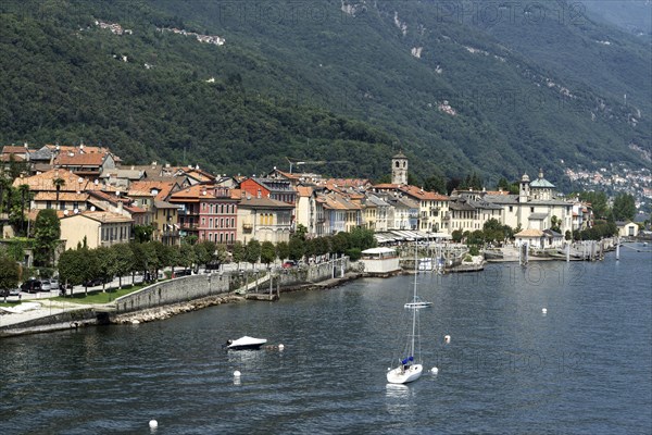 View of the Old Town of Cannobio