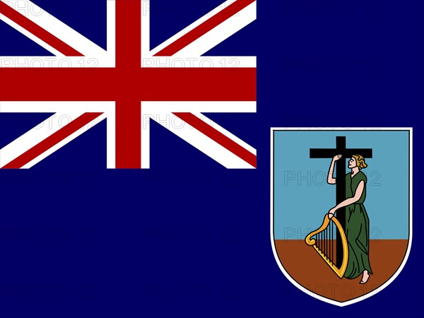 Official national flag of Montserrat