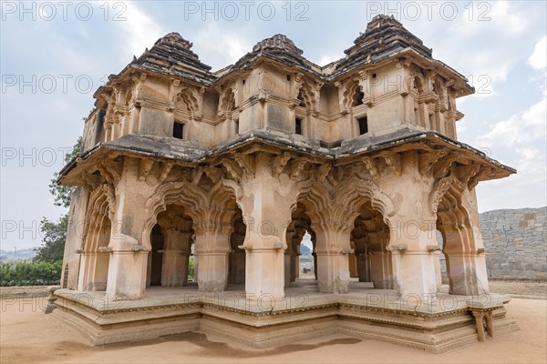 Syncretic style monument Lotus Mahal