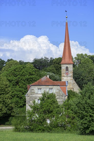 Late Gothic hall church from 1488 the St. Egidienkirche