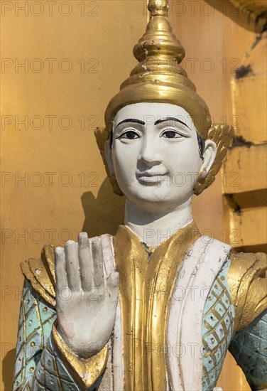 Nat spirit statue at Shwedagon Pagoda