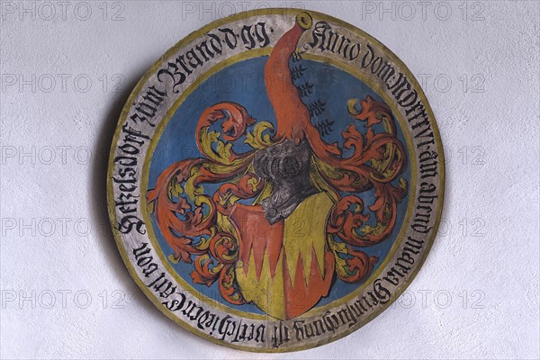 Coat of arms of the Franconian noble family Hetzelsdorf from the 14th and 15th century