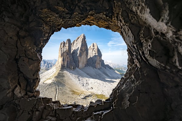 View from war tunnel