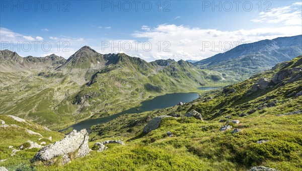 View into the valley to the Giglachsee lakes