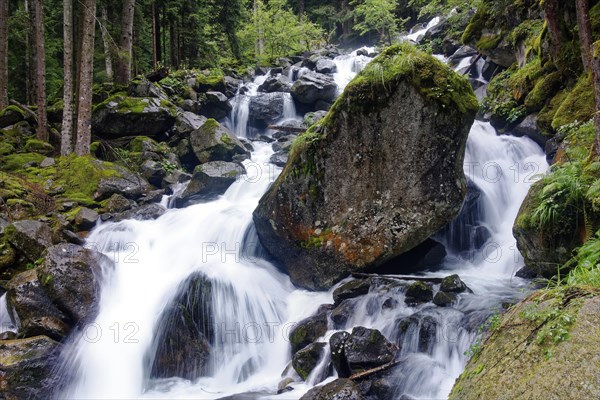 Rocks in the mountain stream