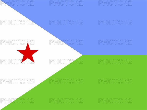 Official national flag of Djibouti