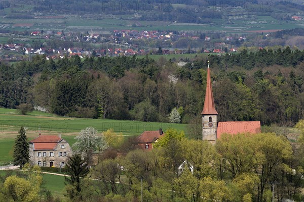 Church of Saint Giles and old schoolhouse