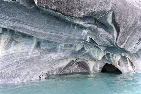 Skurile marble rock in the Capilla de Marmol