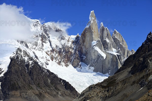 Cerro Torre with glacier Torre