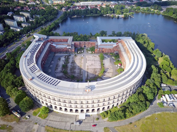 Former Nazi party rally grounds at the large Dutzendteich