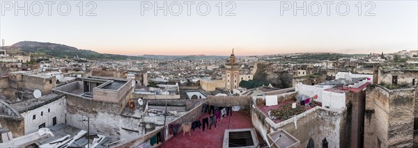 View of the old town of Fez