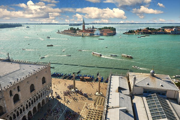St Mark's Square and the Doges with the island of San Giorgio Maggiore